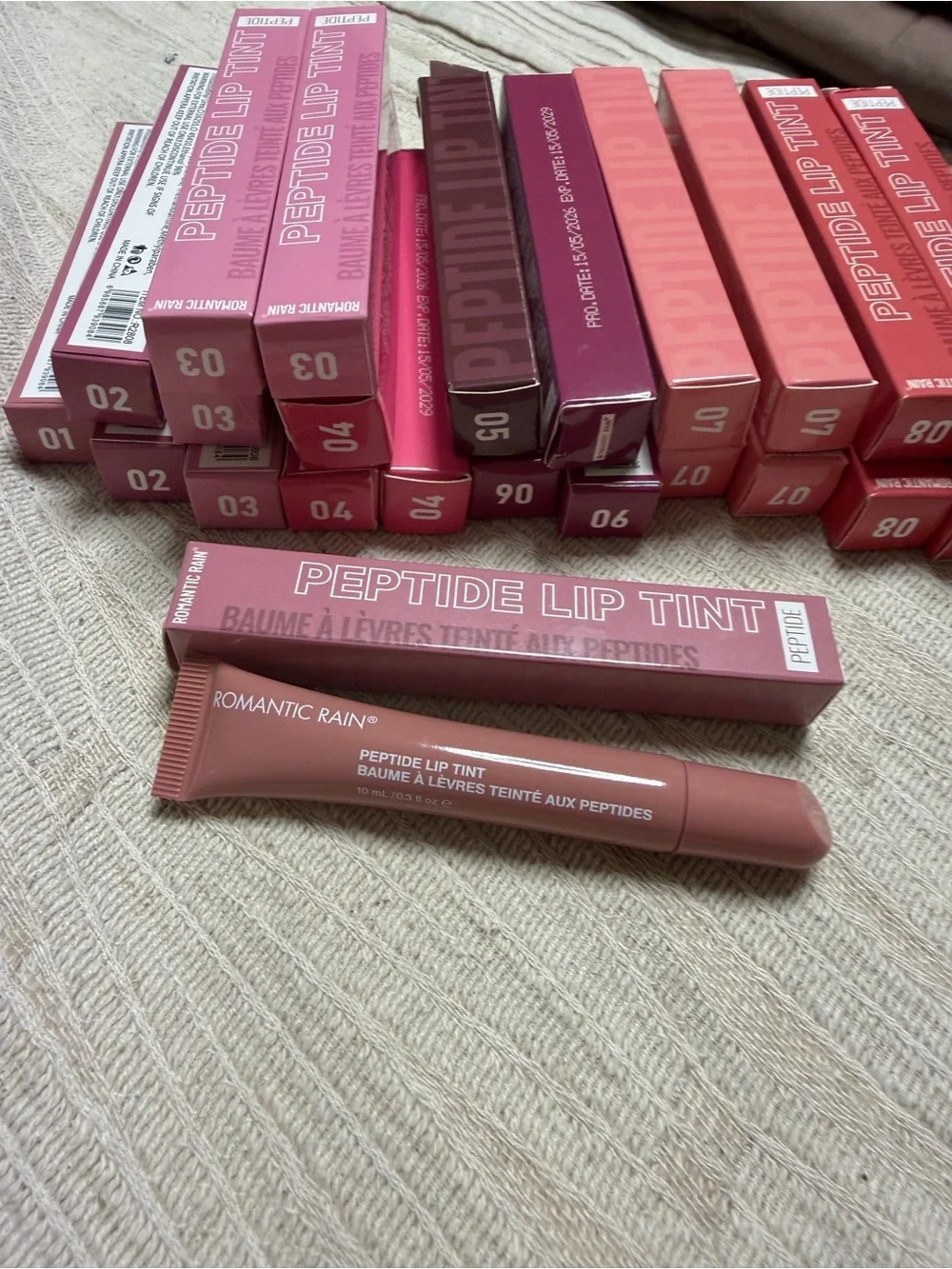 Peptide Lip Tint — Shade 01 Pink Mauve by Romantic Rain NIB